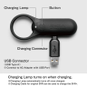 Эрекционное кольцо TENGA SVR+ BLACK с вибрацией VRP-001